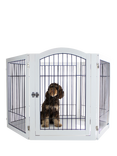 Lords & Labradors Wooden Puppy Play Pen, White