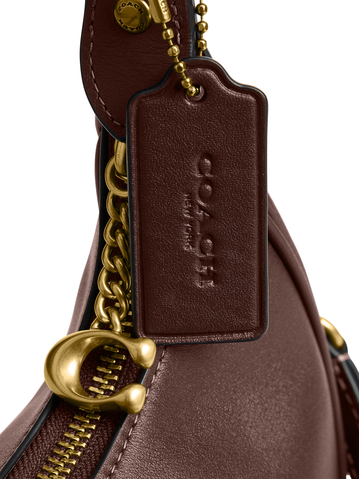 Product image 4 of 4, which shows Coach Jonie Leather Cross Body 22 Bag, Brown
