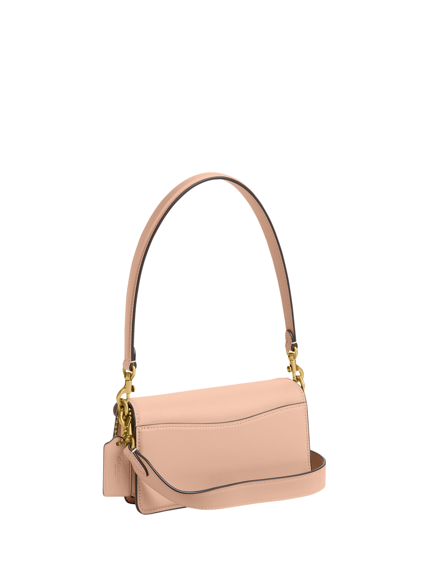 Product image 2 of 4, which shows Coach Tabby 20 Smooth Leather Shoulder Bag, Cream