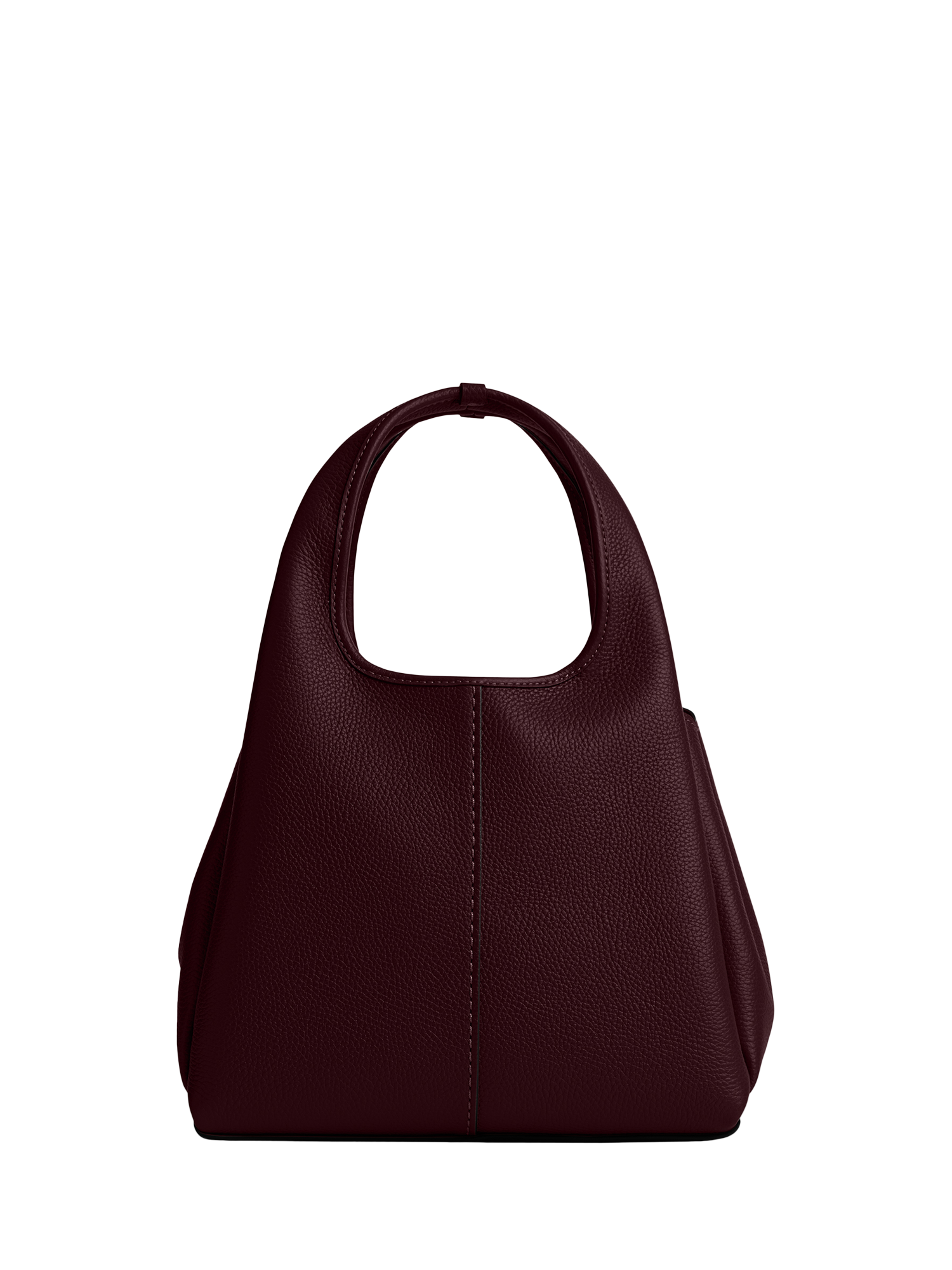 Product image 2 of 4, which shows Coach Lana 23 Small Leather Grab Bag, Merlot