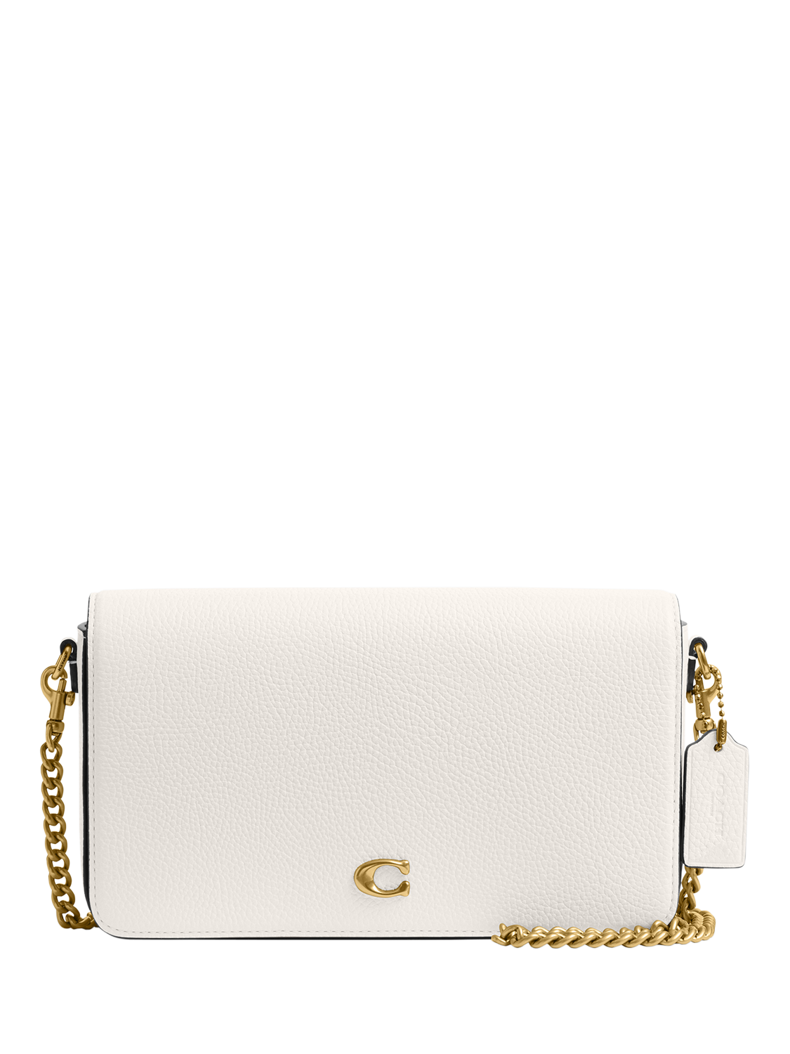 Product image 1 of 4, which shows Coach Mila Leather Crossbody Bag, Off White