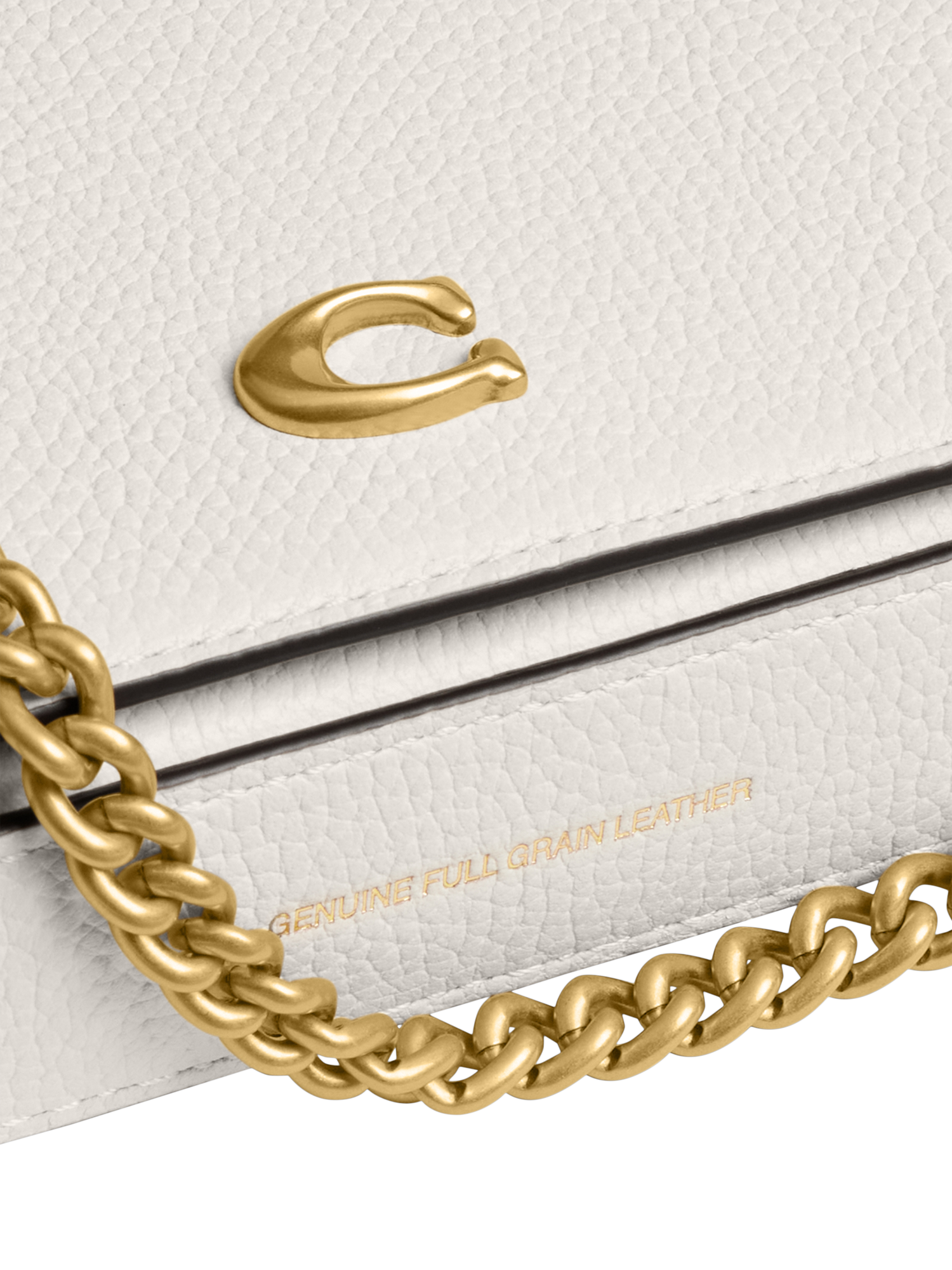 Product image 3 of 4, which shows Coach Mila Leather Crossbody Bag, Off White