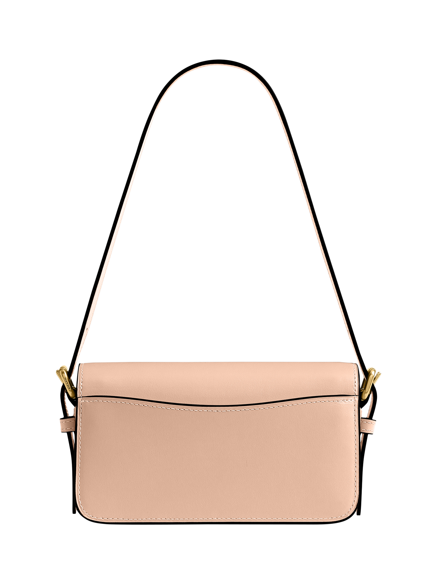 Product image 2 of 3, which shows Coach Zoe Leather Shoulder Bag, Cream