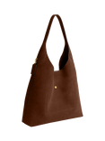 Coach Brooklyn Suede Hobo 39 Bag, Brown