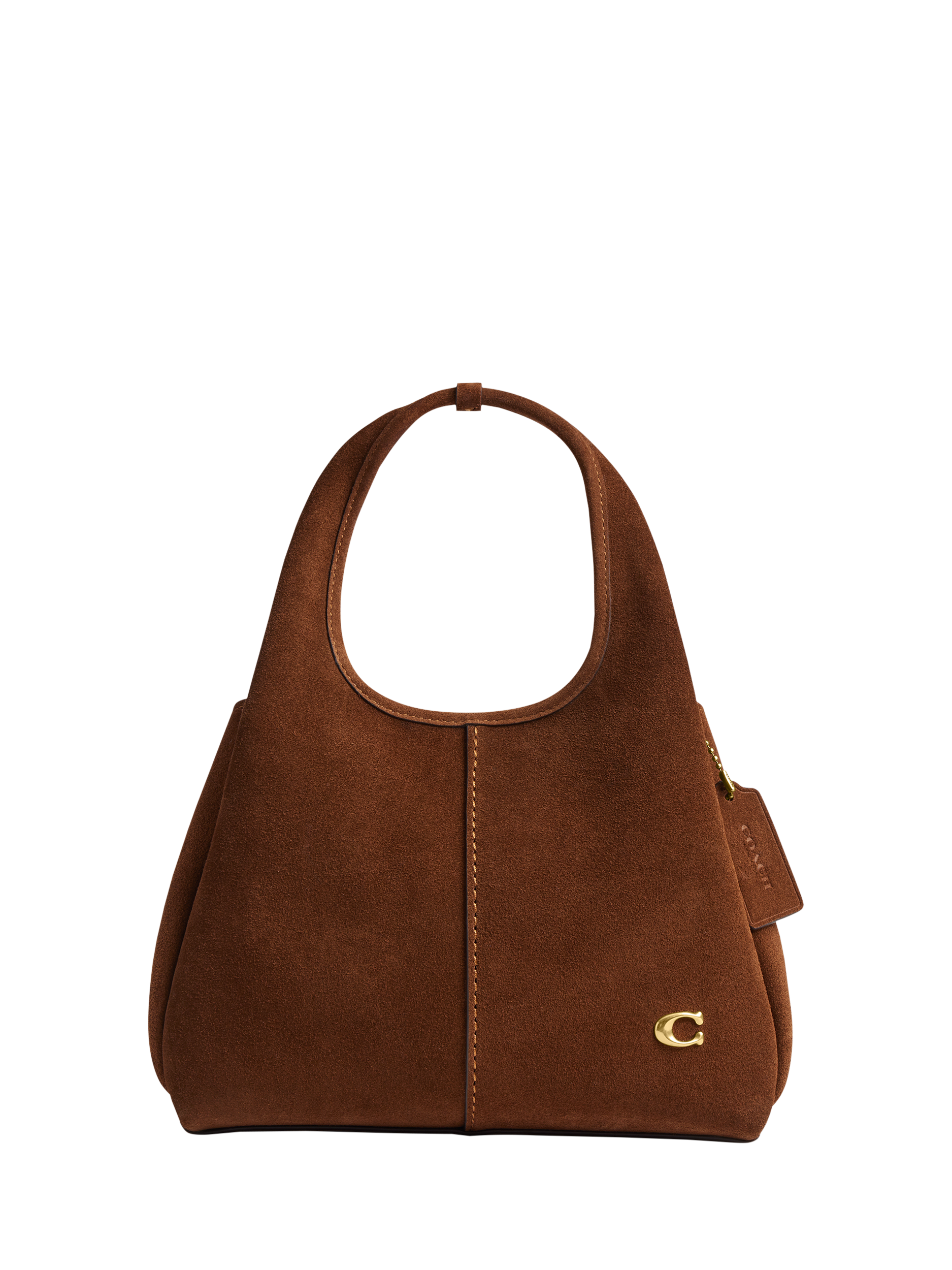 Coach Lana Suede 23 Shoulder Bag, Brown
