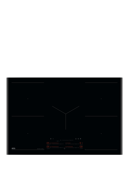 AEG TK85IM00FB 80cm Induction Hob, Black, Black