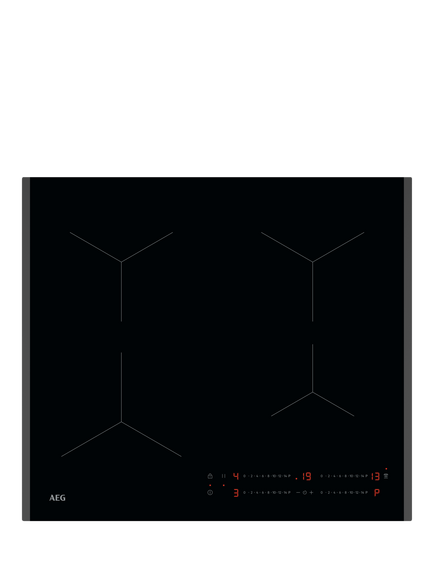 AEG TO64IA00FB 60cm Induction Hob, Black, Black