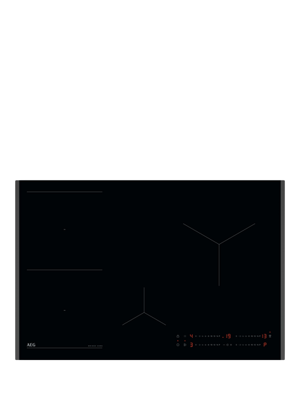 AEG TO84IB00FB 80cm Induction Hob, Black, Black