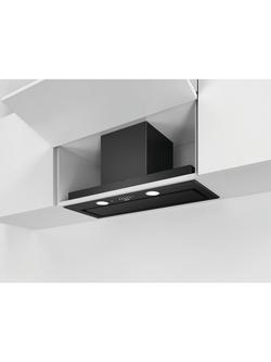 AEG DGE5861HB Canopy Cooker Hood - view 2, Matt Black Painted