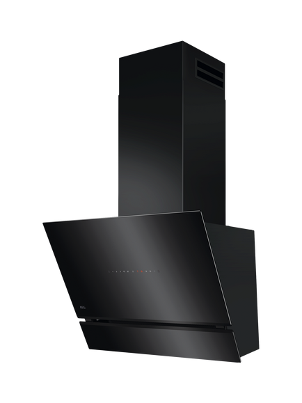 AEG NDV8761CB 60cm Chimney Cooker Hood, Black