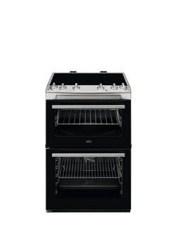 AEG CIX6500ABM Induction Hob Electric Cooker, Stainless Steel, Stainless Steel