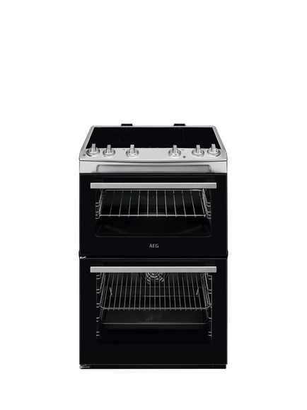AEG CIX6500ABM Induction Hob Electric Cooker, Stainless Steel, Stainless Steel