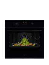 AEG OS6AB50AK Built In Electric Single Oven, Black
