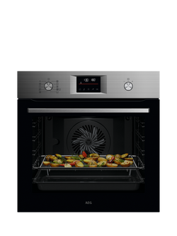AEG OS6PB50AM Built In Electric Single Oven, Stainless Steel - view 2, Stainless Steel