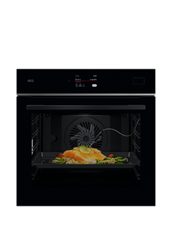 AEG 8000 TB8SB731AB Built-in Electric Oven, Black, Black