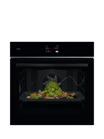 AEG TE7PB731AB Built In Electric Single Oven, Black, Black