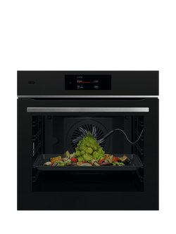 AEG TE7PB731AT Built In Electric Single Oven, Matt Black - view 2, Matt Black
