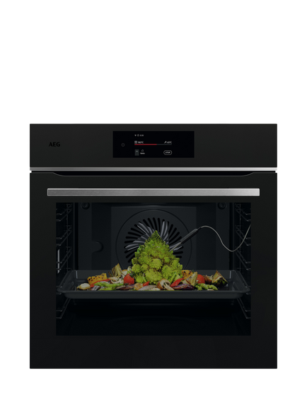 AEG TE7PB731AT Built In Electric Single Oven, Matt Black - view 2, Matt Black