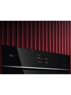 AEG TR7PB731SB Built-In Electric Self Cleaning Single Oven, Black - view 2, Black