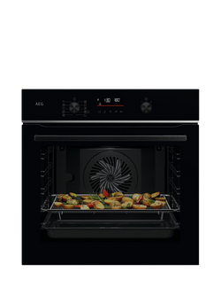 AEG TS6PB521AB Built In Electric Single Oven, Black - view 2, Black