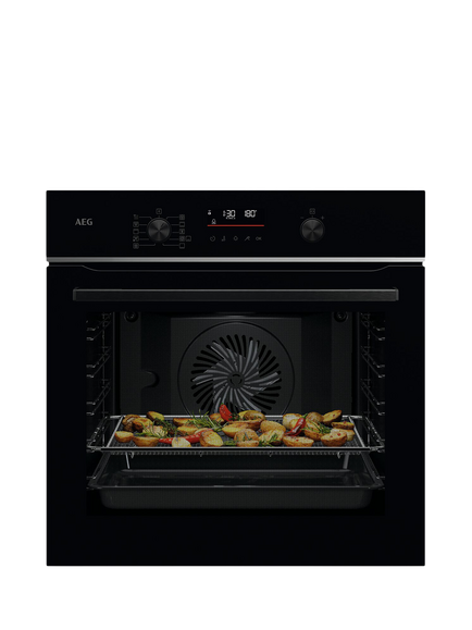 AEG TS6PB521AB Built In Electric Single Oven, Black - view 2, Black