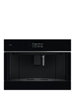 AEG TC8NK7B Built In Coffee Machine, Black, Black