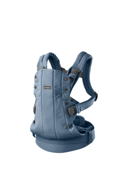 BabyBjörn Harmony Woven Baby Carrier, Blue