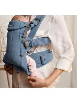 BabyBjörn Harmony Woven Baby Carrier - view 2, Blue