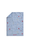 Pottery Barn Kids Baby Space Cotton Quilted Bedspread, Chambray