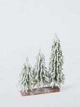 Snowy Brush Trio Tree