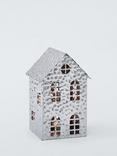 John Lewis Ancient Wonders LED Metal House, 18cm, Silver