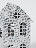 John Lewis Ancient Wonders LED Metal House, 18cm, Silver