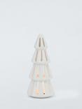 John Lewis Ancient Wonders LED Stoneware Christmas Tree, 27cm, White