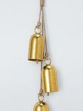 John Lewis Metal Bells Trio Hanging Decoration, Brass
