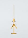 John Lewis Tall Metal Bow Candle Holder, Gold