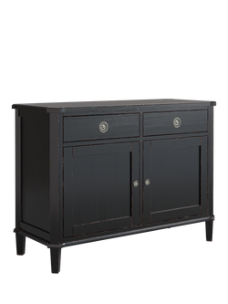 Laura Ashley Henshaw 2 Door, 2 Drawer Sideboard, Black, Black