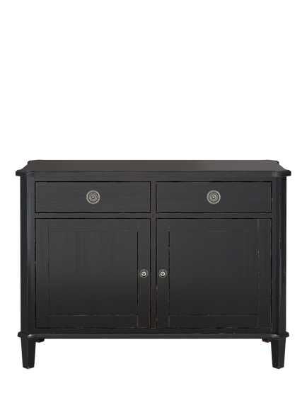 Laura Ashley Henshaw 2 Door, 2 Drawer Sideboard, Black - view 2, Black