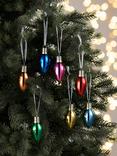 John Lewis Light Bulb Baubles, Pack of 9, Multi