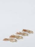 John Lewis Bird Clip On Tree Decorations, Set of 4, Gold