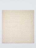 John Lewis Cotton Velvet Quilted Bedspread, Putty