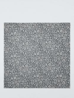 John Lewis Widemar Linen Blend Quilted Bedspread - view 2, Loch Blue