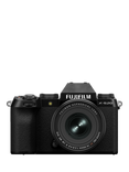 Fujifilm X-S20 Compact System Camera with XF 16-50mm Lens, 6K/4K Ultra HD, 26.1MP, Wi-Fi, Bluetooth, OLED EVF, 3” Vari-angle LCD Touch Screen, Black