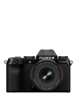 Fujifilm X-S20 Compact System Camera with XF 16-50mm Lens, 6K/4K Ultra HD, 26.1MP, Wi-Fi, Bluetooth, OLED EVF, 3” Vari-angle LCD Touch Screen, Black, Black
