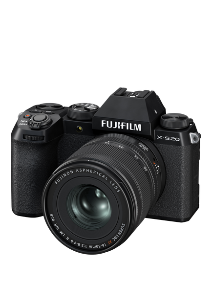 Fujifilm X-S20 Compact System Camera with XF 16-50mm Lens, 6K/4K Ultra HD, 26.1MP, Wi-Fi, Bluetooth, OLED EVF, 3” Vari-angle LCD Touch Screen, Black - view 2, Black