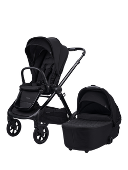 BabaBing! Raffi 2.0 Pushchair & Accessories with i-Size Hera Verto Spin Car Seat & ISOfix Car Seat Base Bundle, 16 Piece, Black - view 2, Black