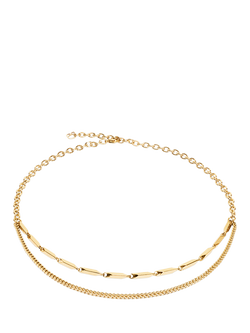 COEUR DE LION Twisted Layers Necklace, Gold