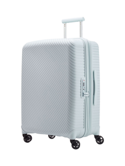 Nere Bondi 4-Wheel Spinner 66cm Expandable Medium Suitcase, 85/96L - view 2, Sky Blue