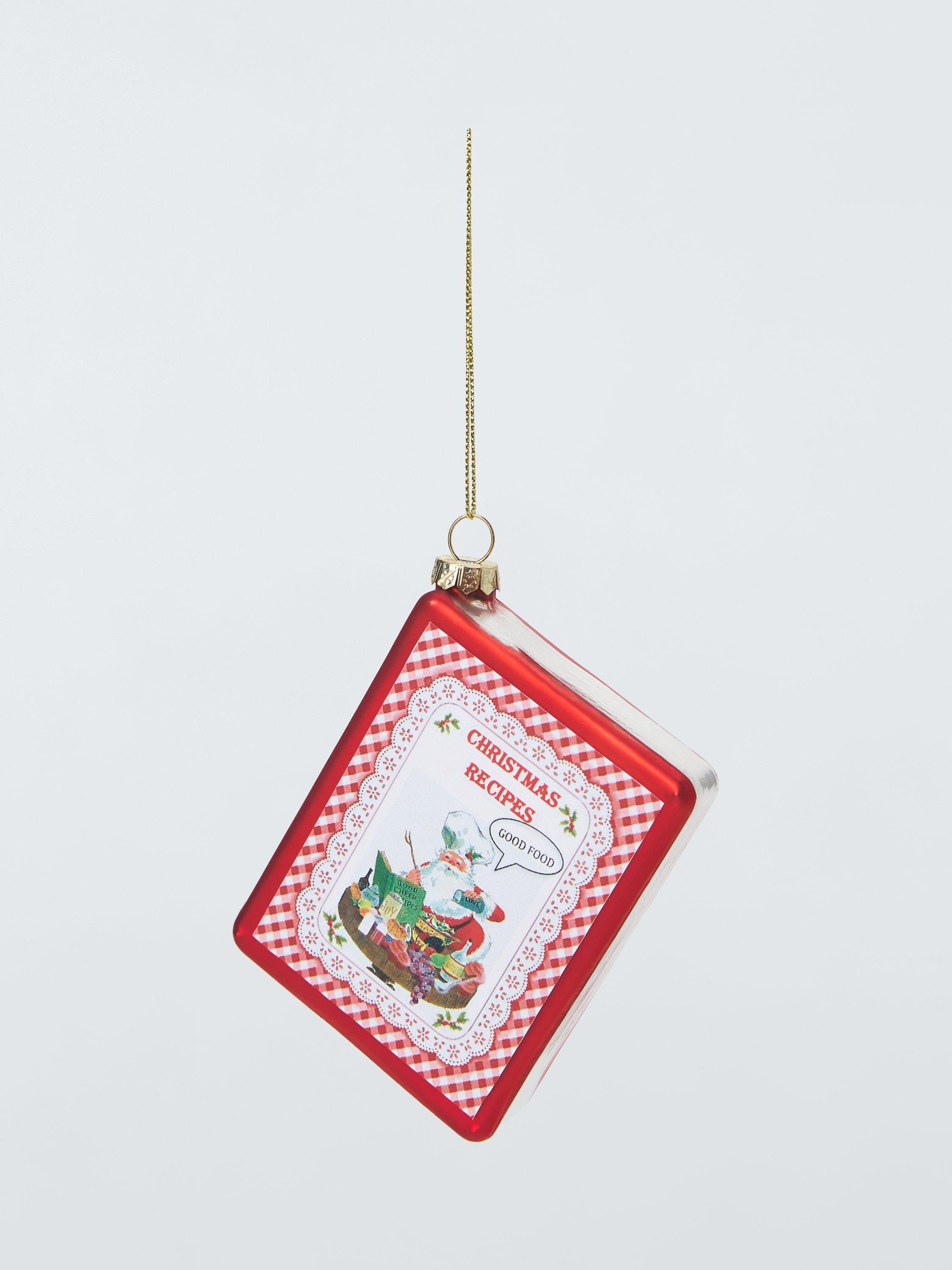 John Lewis Heirloom Splendour Cook Book Bauble