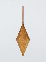 John Lewis Enchanting Tales Metal Diamond Bauble, Bronze