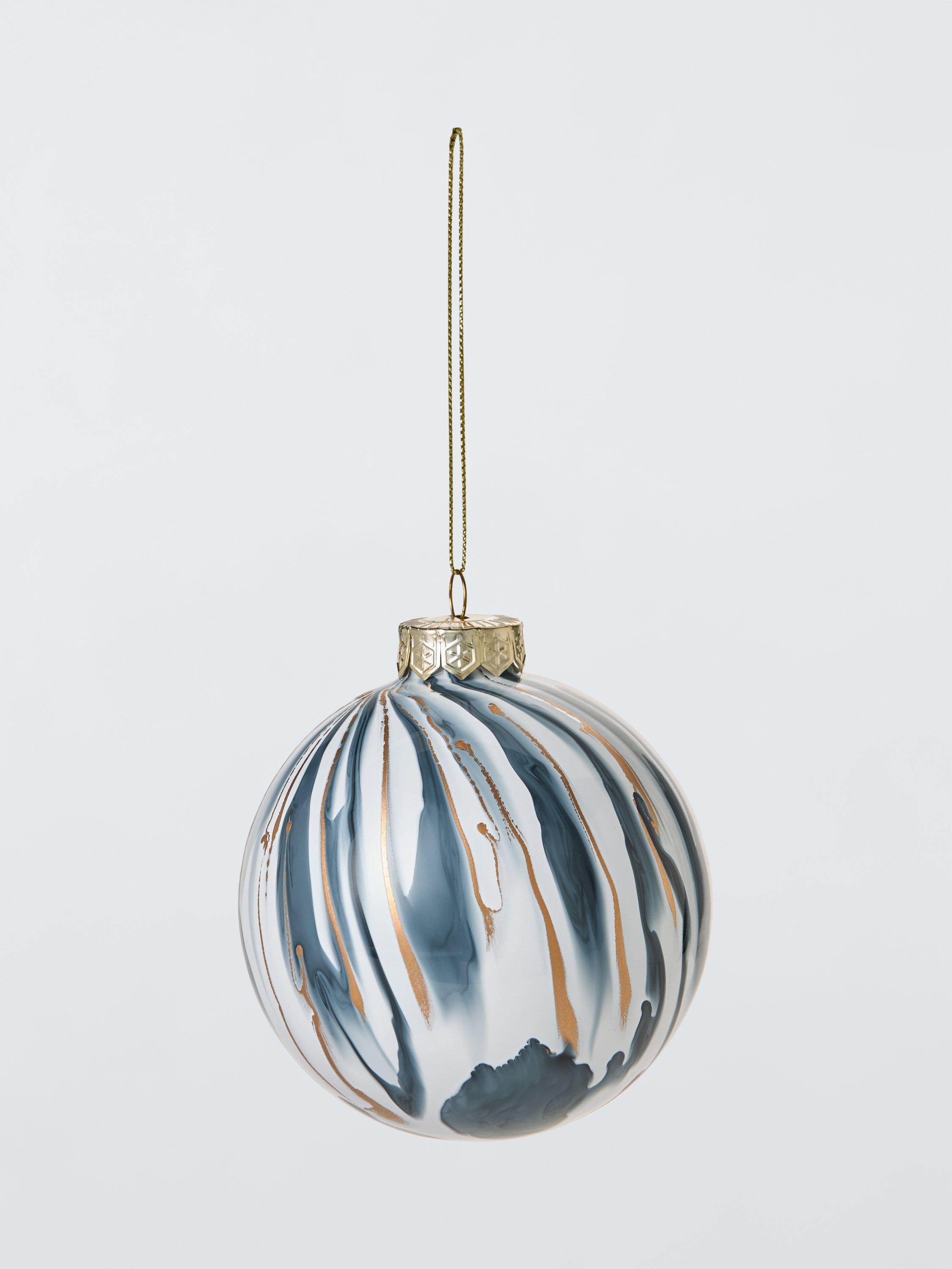 John Lewis Ancient Wonders Paint Stripe Bauble